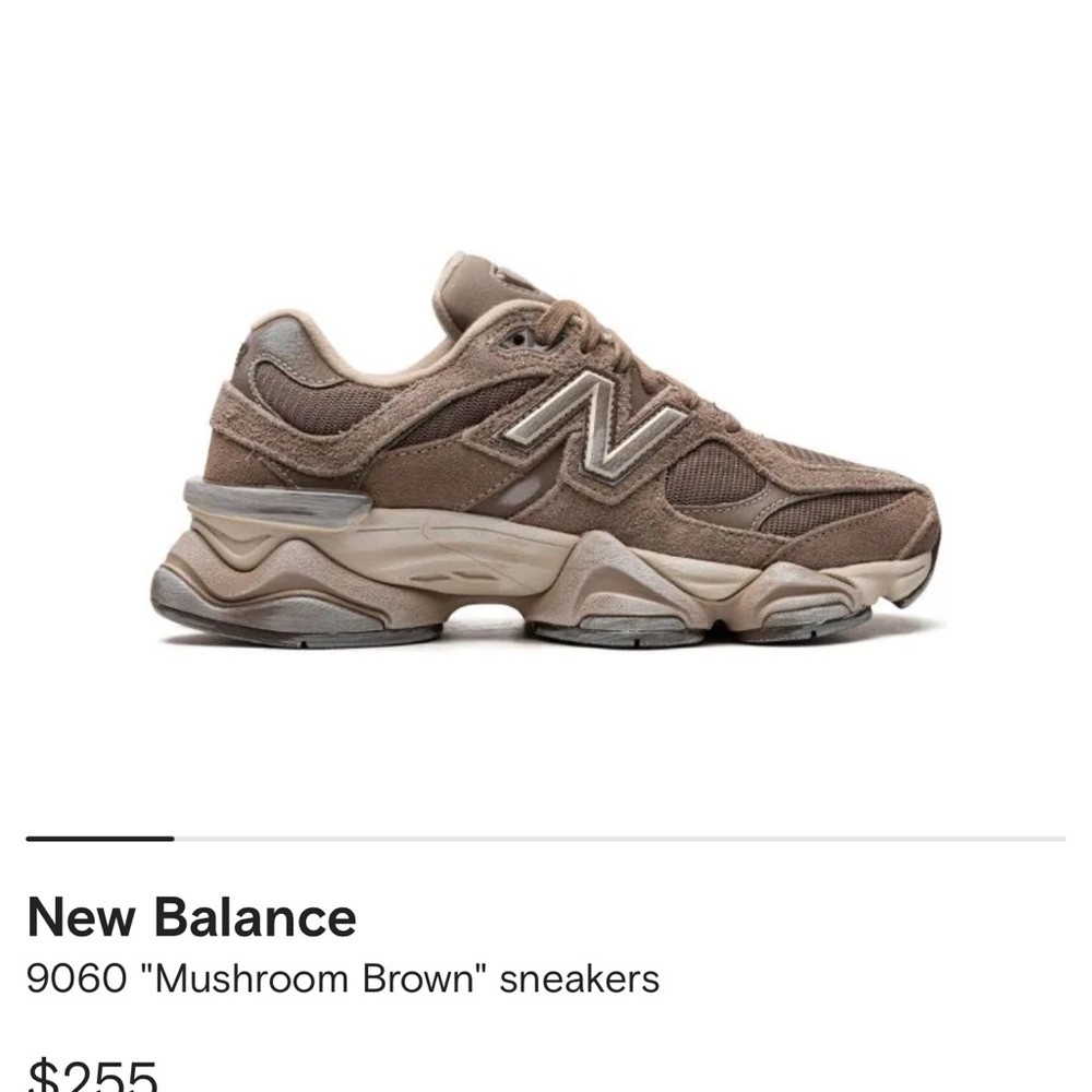 New Balance 9060 ‘Mushroom Brown’ sneakers.